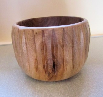 Fluted bowl by Bert Lanham